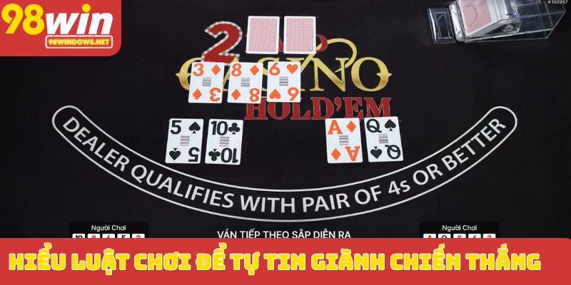 Hiểu luật chơi poker online để giành chiến thắng